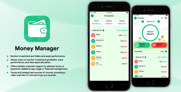 [Download] Expense : Money Manager | IOS | Swift | UIKIT | ADMob 