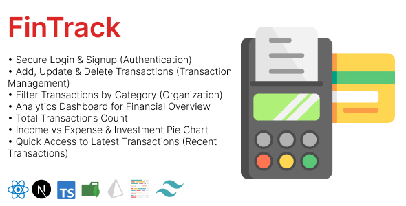 [Download] FinTrack – Manage your money in professional way 