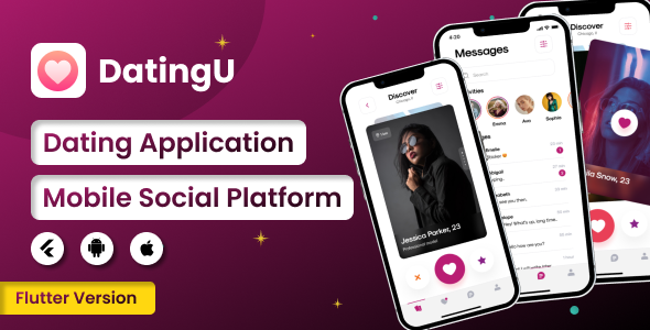 Nulled DatingU Dating App – Flutter Android/iOS Full Application With Admin Panel free download