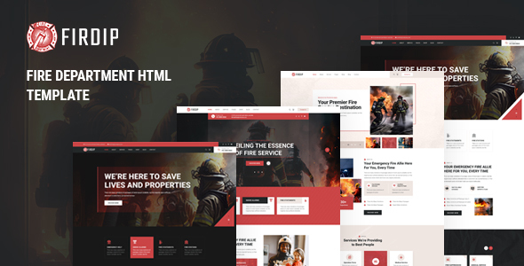 [Download] Firdip – Fire Department HTML Template 