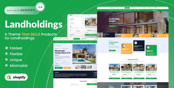 Nulled Land Holdings – Single Property & Real Estate Shopify OS 2.0 free download