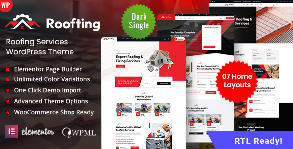 Nulled Roofting – Roofing Services WordPress Theme free download