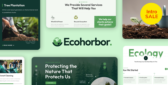 [Download] Ecohorbor – Ecology & Environment WordPress Theme 