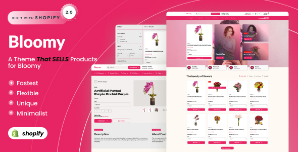 Nulled Bloomy – Flower & Florist Shopify 2.0 eCommerce Template free download