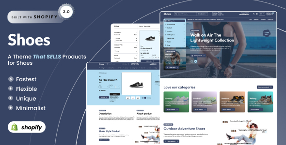 Nulled Shoes – Sports Footwear Responsive Shopify 2.0 Theme free download