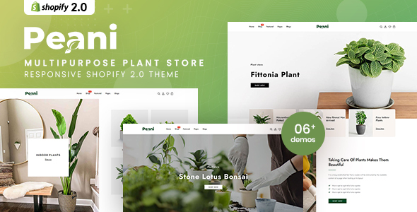 Nulled Peani – MultiPurpose Plant Store Shopify 2.0 Theme free download