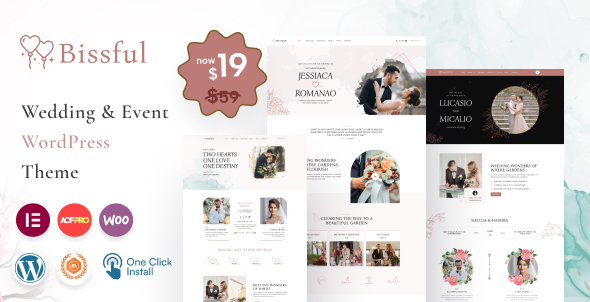 [Download] Bissful – Wedding & Event WordPress Theme 
