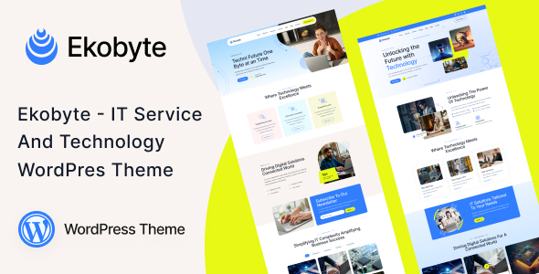 [Download] Ekobyte – IT Service & Technology WordPress Theme 