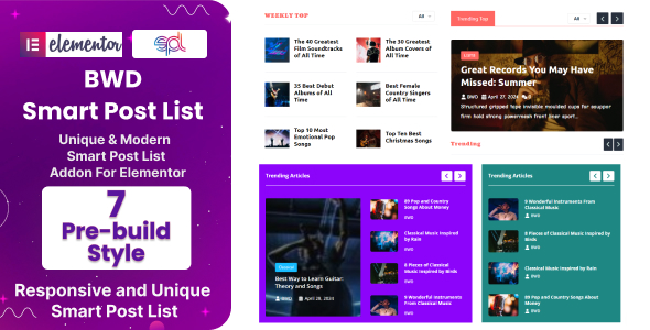 Nulled BWD Smart Post List Addon For Elementor free download