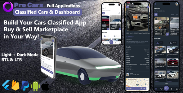 Nulled Pro Cars Classified – Buy and Sell Marketplace Flutter App free download