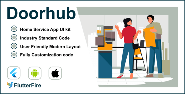 Nulled DoorHub Flutter UI kit free download