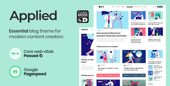 Nulled Applied – Essential Blog theme for Modern Content Creators free download