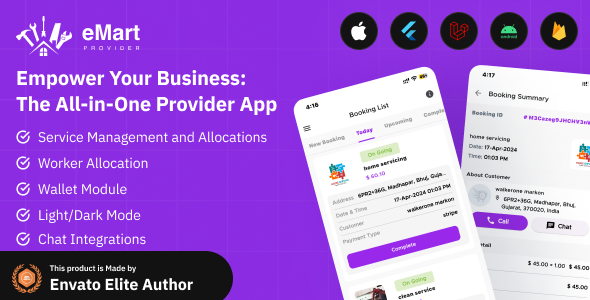 [Download] eMart – Service Provider app for On-Demand Service 
