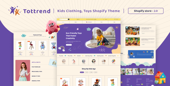 Nulled Tottrend – Kids Toys & Cloth Shopify Theme free download