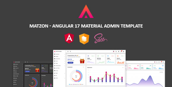 Nulled Matzon – Angular 17 Material Admin free download
