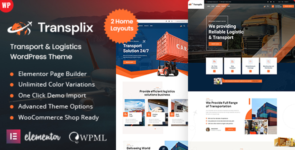 [Download] Transplix – Transport & Logistics WordPress Theme 