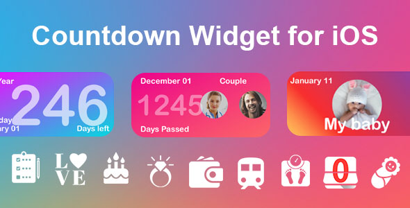 Nulled CountDown Widget for iOS free download