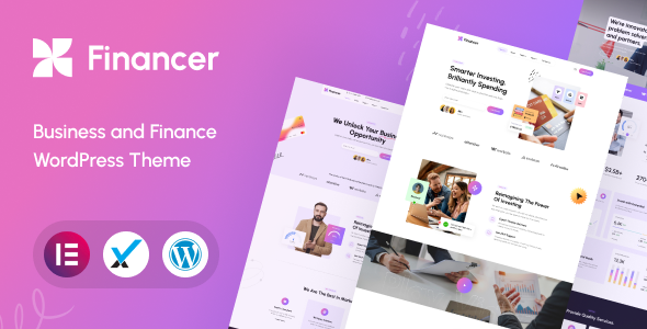 Nulled Financer – Business and Finance WordPress Theme free download