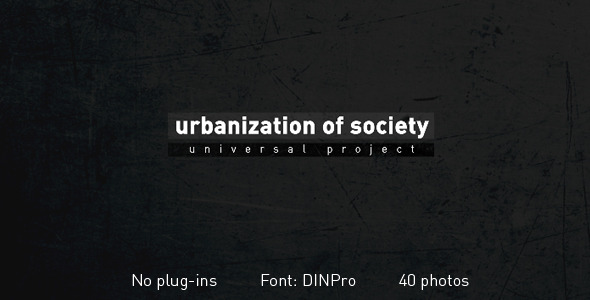 Nulled Urbanization of Society free download
