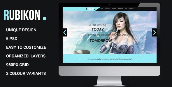 [Download] Rubikon – One Page Psd Template 