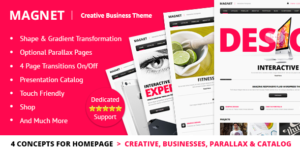 Download MAGNET – Creative Business WordPress Theme Nulled 