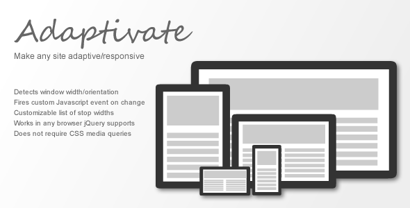 Download Adaptivate: Make Any Site Adaptive/Responsive Nulled 