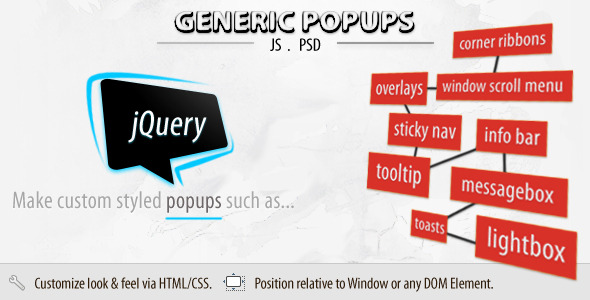 Download Generic Popups (jQuery) Nulled 