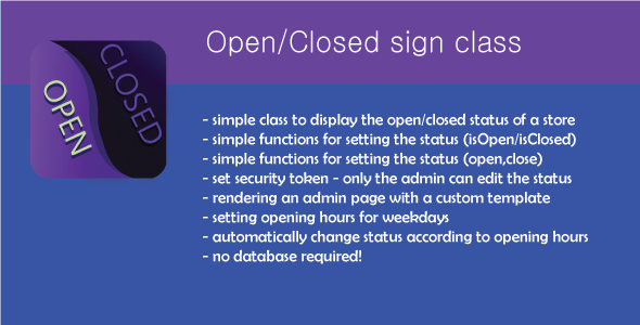 Download Open/Closed sign Nulled 