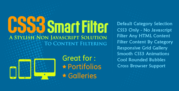 Download CSS3 Smart Filter Nulled 