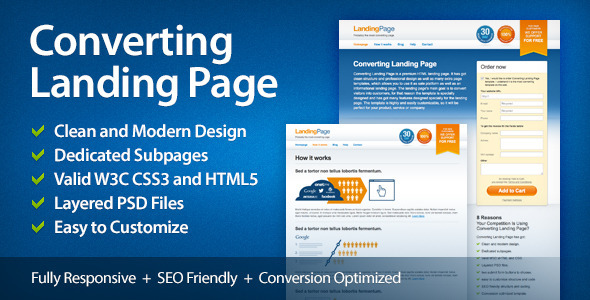 Download Converting Landing Page Nulled 