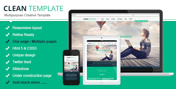 Download Clean Responsive Html Template Nulled 