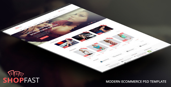 Download ShopFast – Modern Ecommerce PSD Template Nulled 