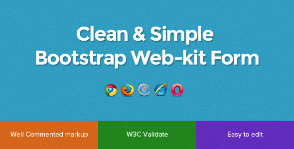 Download Sleek-kit Clean & Simple Bootstrap Form Nulled 