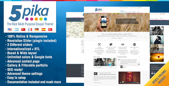 Download 5pika – Drupal Theme  Nulled 