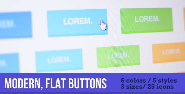 Download Flat, Modern Buttons Nulled 