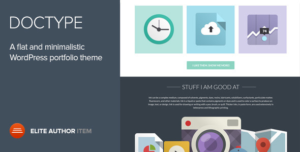 Download Doctype – A Flat and Minimal Portfolio Theme Nulled 