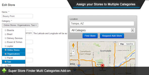 Download Super Store Finder – Multi Categories Add-on Nulled