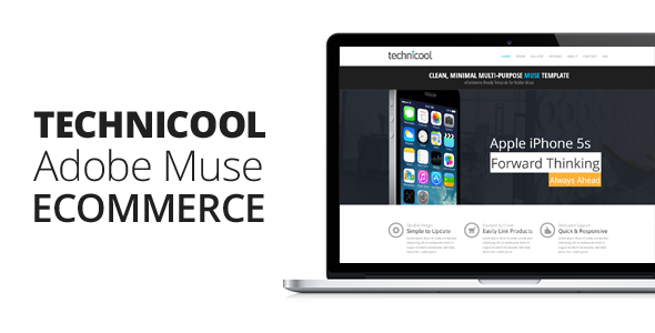 Download Technicool | Muse eCommerce Template Nulled 