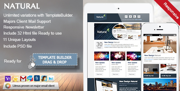 Download Natural – Responsive Email Template Nulled 