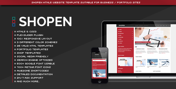 Download Shopen – Creative Corporate HTML5 Website Template Nulled 