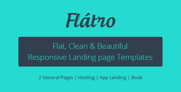 Download Flátro – Multipurpose Premium Landing Pages Nulled 