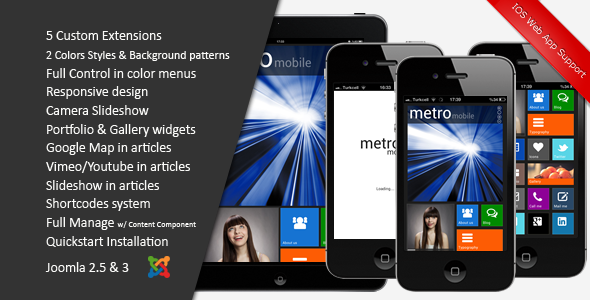 Download Metro Mobile :: Premium Joomla Template Nulled 
