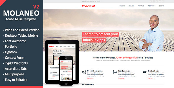 Download Molaneo – Multi-Purpose Muse Theme Nulled 