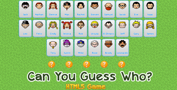 Download Guess Who? HTML5 Game Nulled 