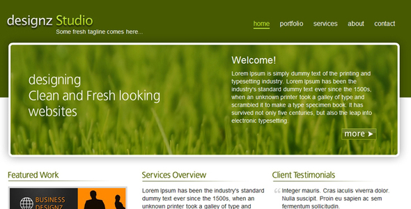 Download Fresh Green Business Template Nulled 