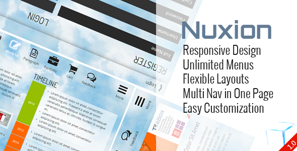 Download Nuxion jQuery – Responsive UX Navigation Menu Bar Nulled 