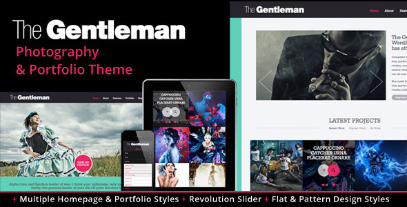 Download The Gentleman – Photography & Portfolio Theme Nulled 