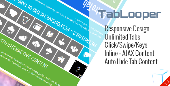 Download TabLooper – Responsive Loop Tab Metro UI Nulled 