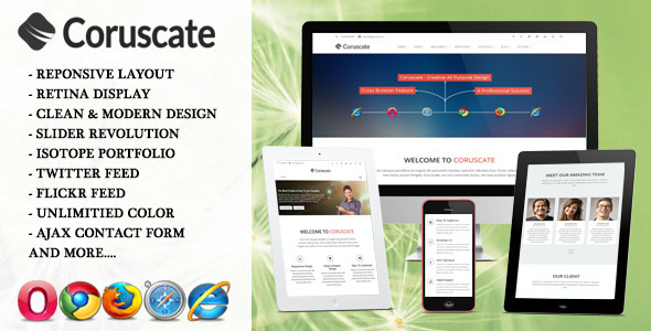 [Download] Coruscate – Multi-Purpose Responsive HTML Template 