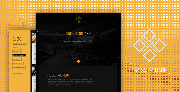 Download CrossSquare – One Page Bootstrap PSD Template Nulled 